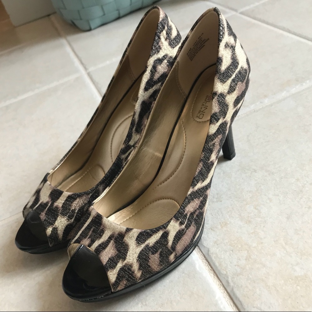 Worn Once Bandolino Leopard Print Heels